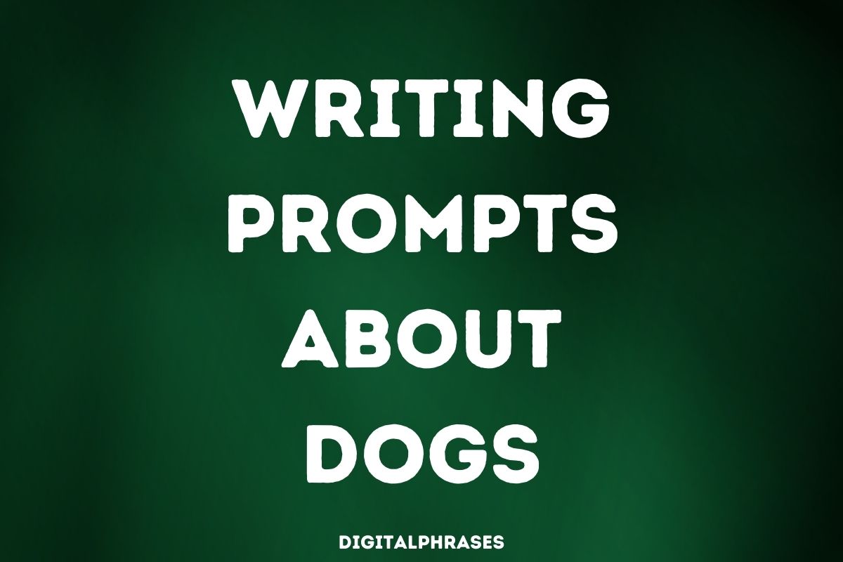 creative writing prompts dogs