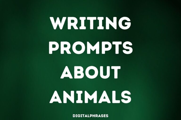 35 Writing Prompts about Animals