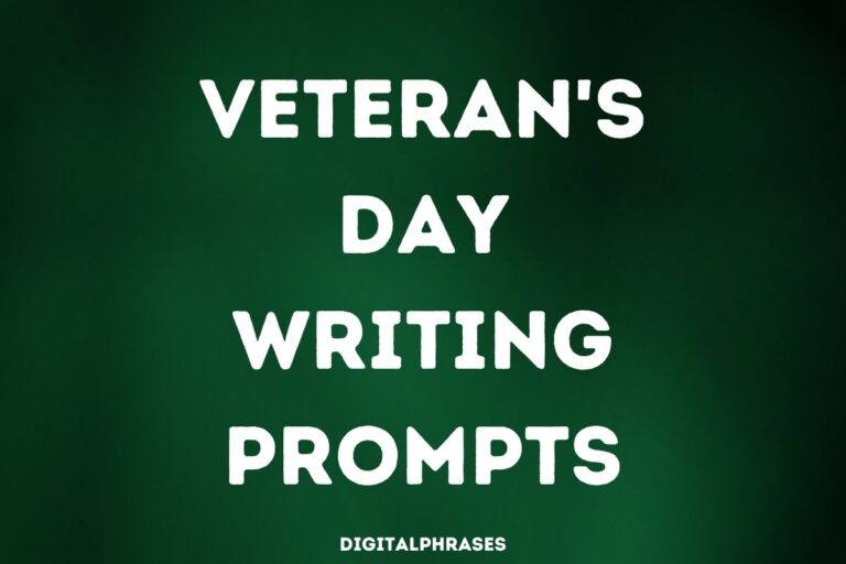 32 Veteran’s Day Writing Prompts