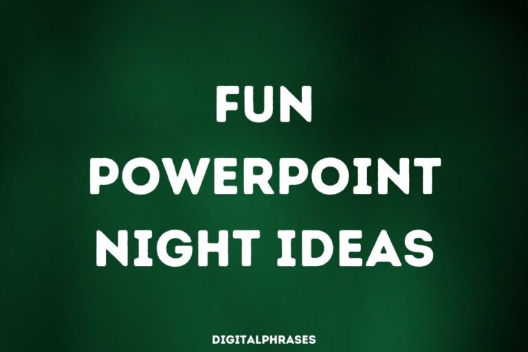 32 Powerpoint Night Ideas