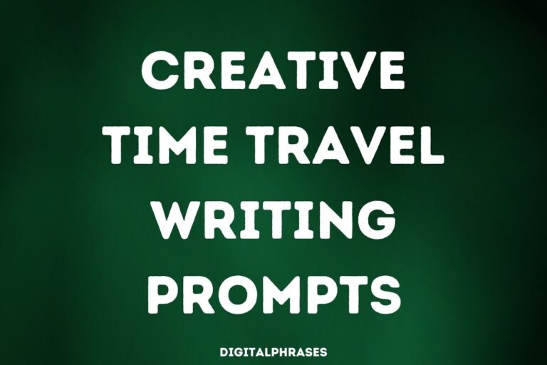 30 Time Travel Writing Prompts