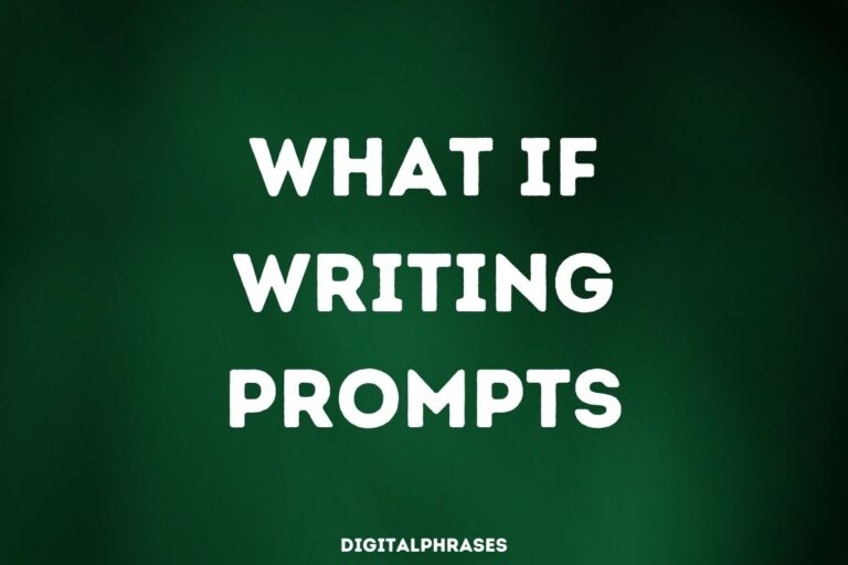 What If Writing Prompts