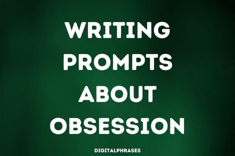 24 Writing Prompts About Obsession