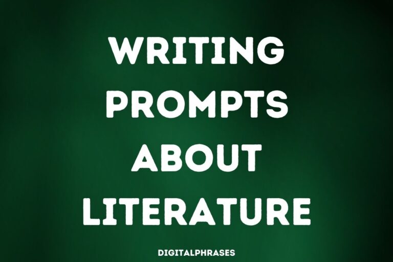 Writing Prompts about Literature