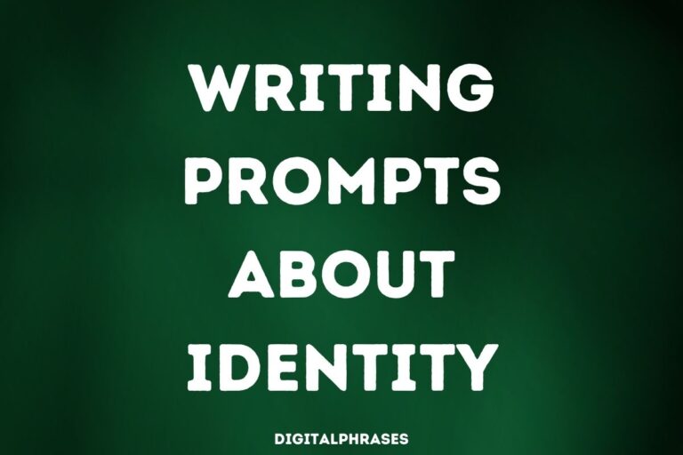 Writing Prompts about Identity