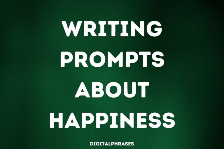 23 Writing Prompts About Happiness