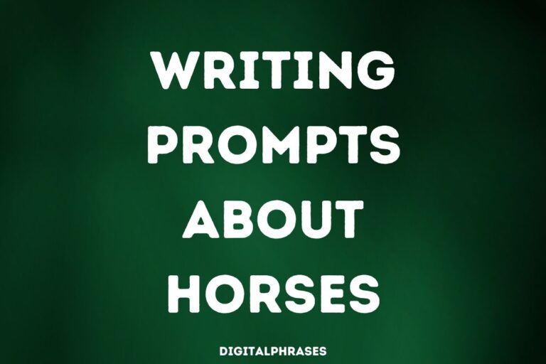 24 Writing Prompts About Horses