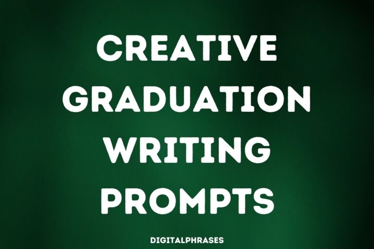 32 Graduation Writing Prompts