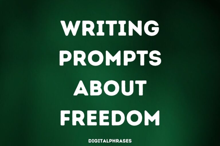 28 Writing Prompts About Freedom
