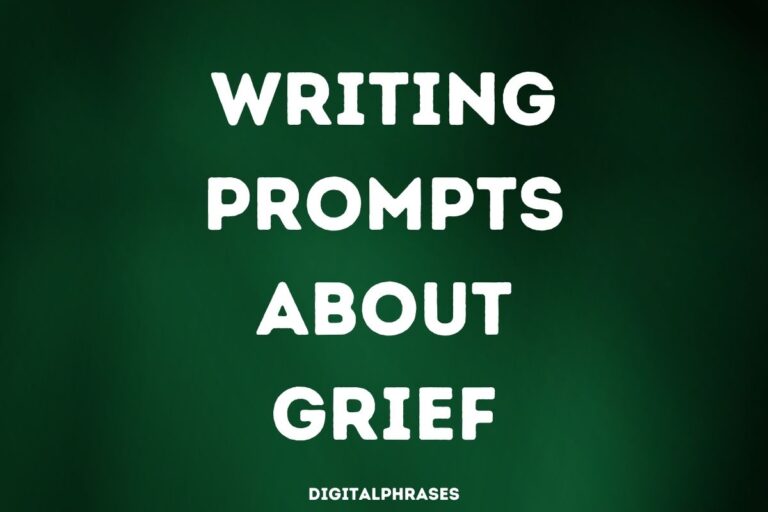 30 Writing Prompts About Grief
