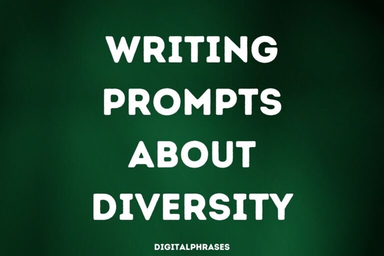 20 Writing Prompts About Diversity