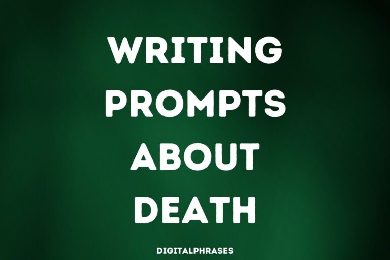 24 Writing Prompts About Death