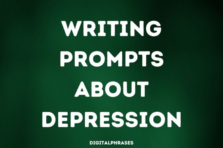 31 Writing Prompts About Depression