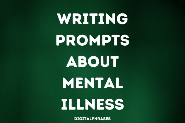 Writing Prompts about Mental Illness