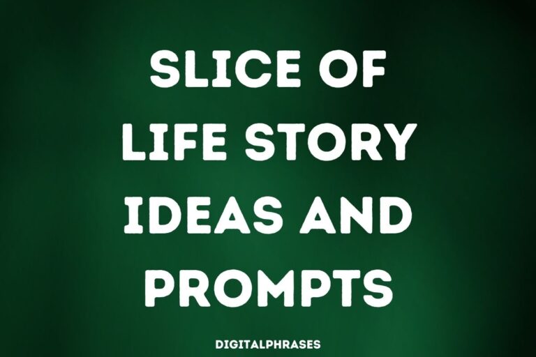 24 Slice of Life Story Ideas and Prompts