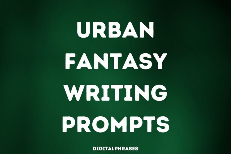 32 Urban Fantasy Writing Prompts