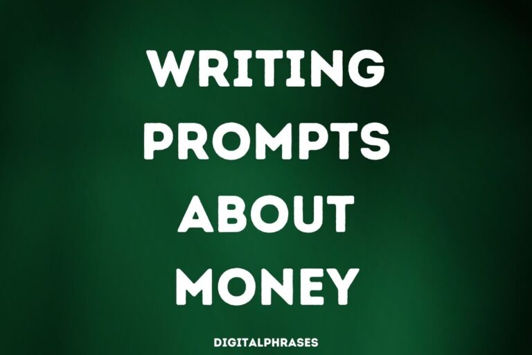 Writing Prompts about Money