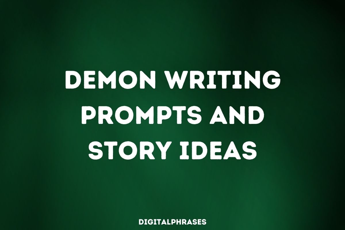 Demon Writing Prompts and Story Ideas