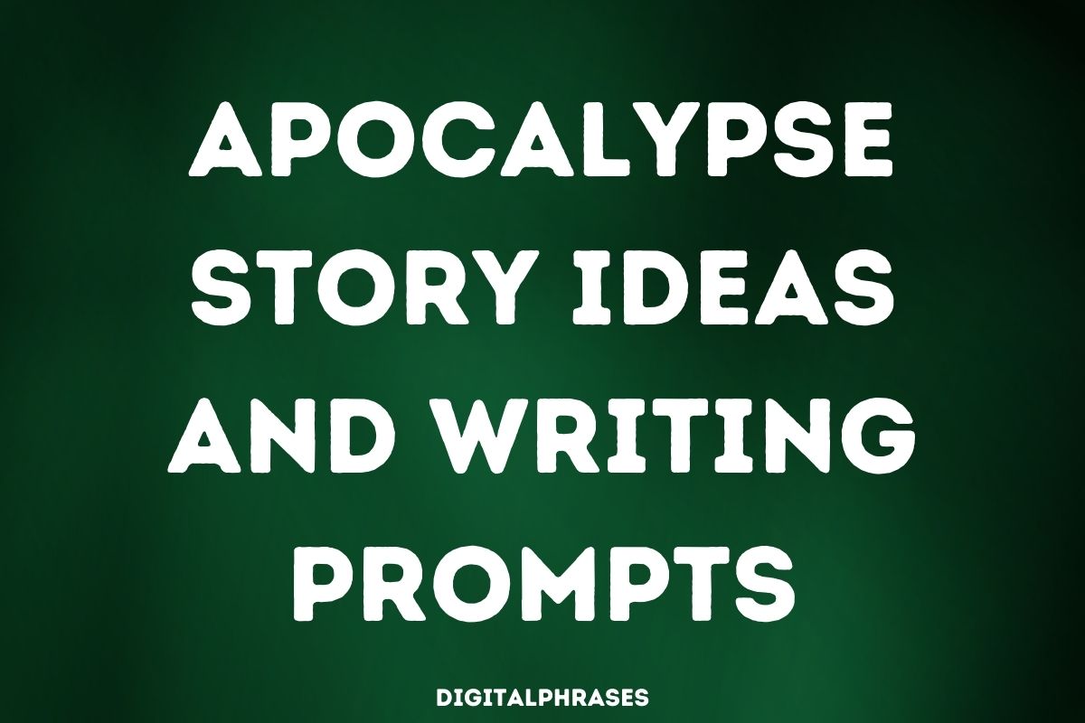 24 Apocalypse Story Ideas And Writing Prompts