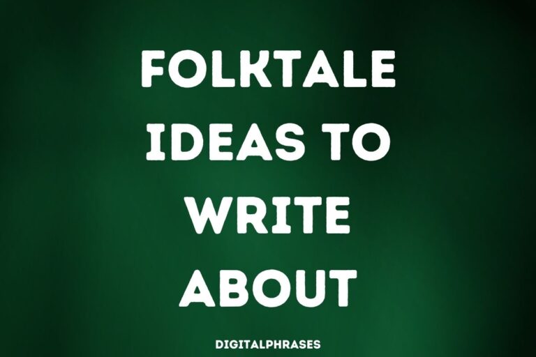 Folktale Ideas to Write About