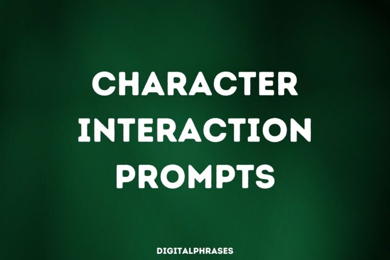 Character Interaction Prompts