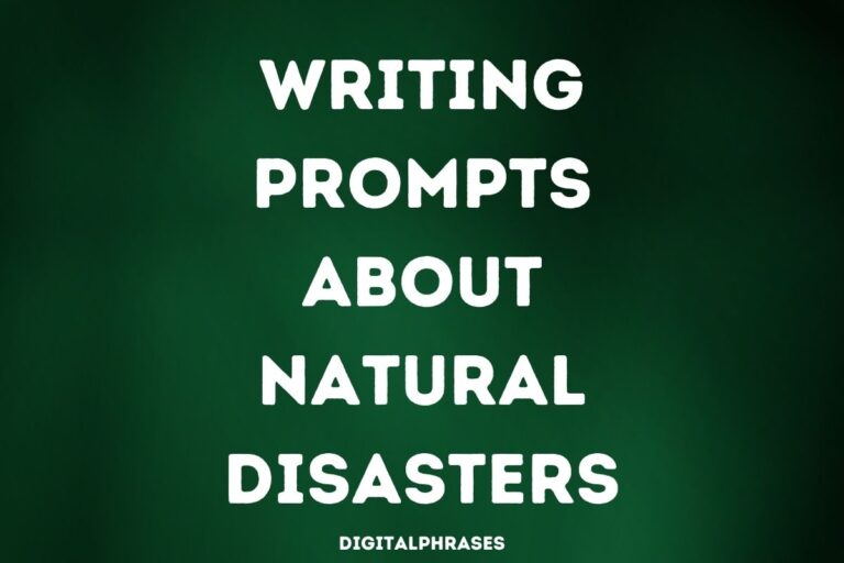 Writing Prompts about Natural Disasters