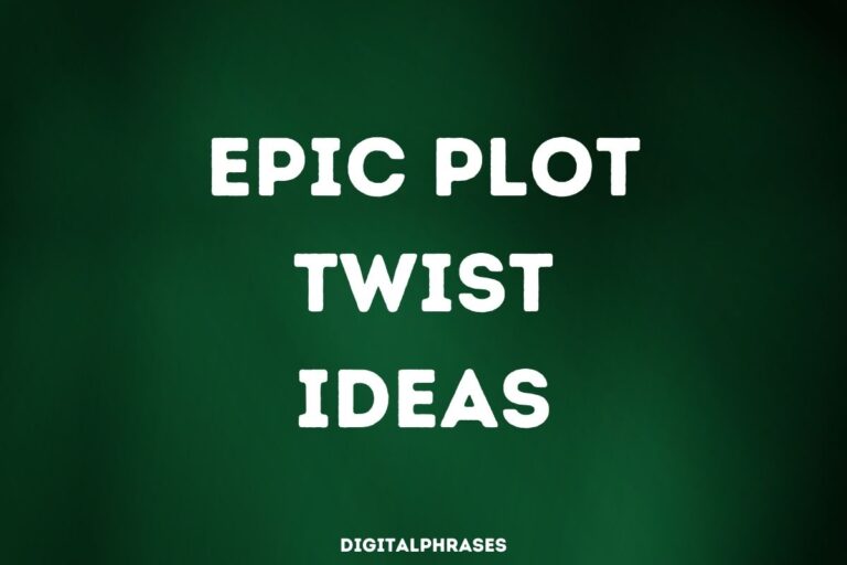 40 Epic Plot Twist Ideas
