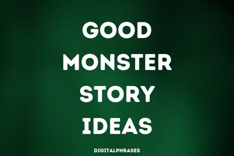 Good Monster Story Ideas