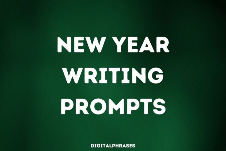 24 New Year Writing Prompts