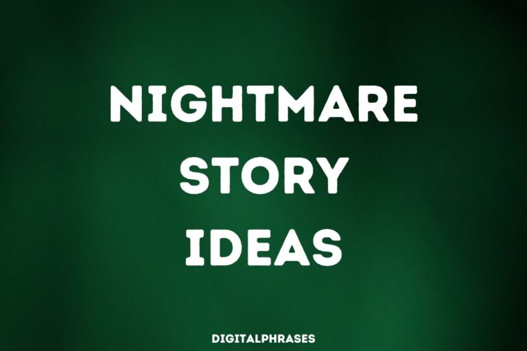 Nightmare Story Ideas