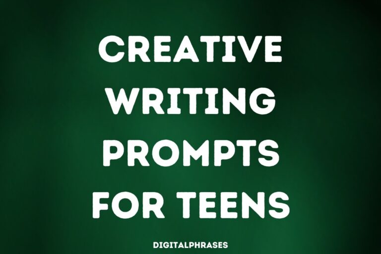 32 Creative Writing Prompts for Teens 