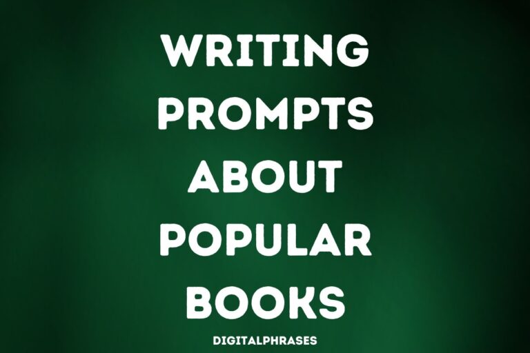 24 Writing Prompts about Popular Books
