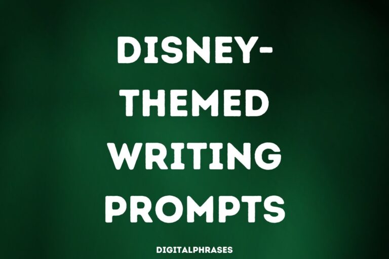 24 Disney-themed Writing Prompts