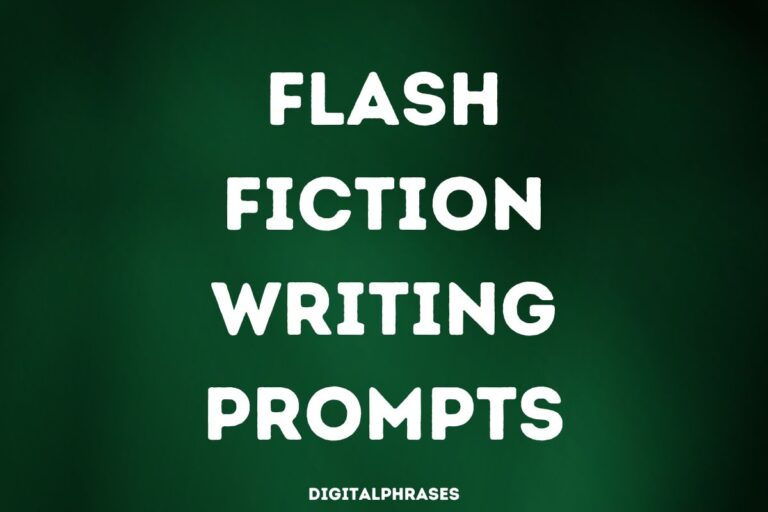 Flash Fiction Writing Prompts