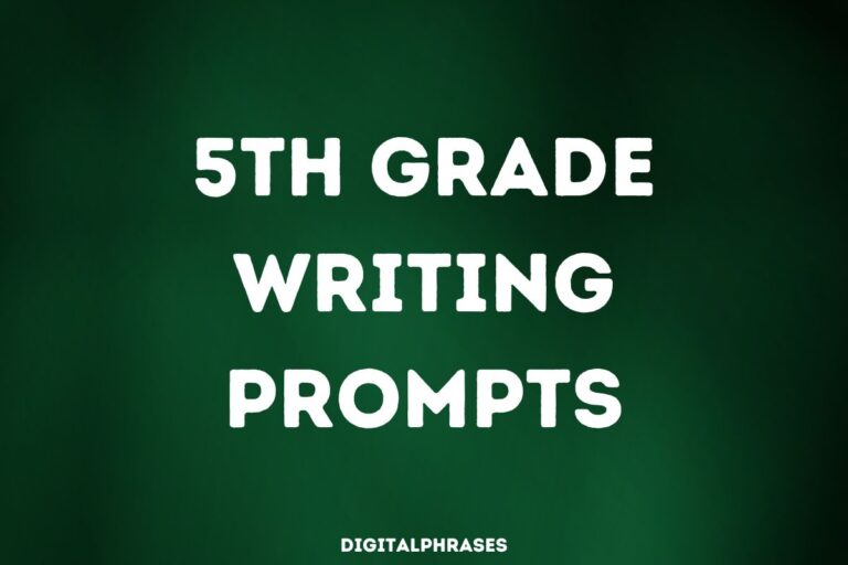 5th Grade Writing Prompts And Story Ideas
