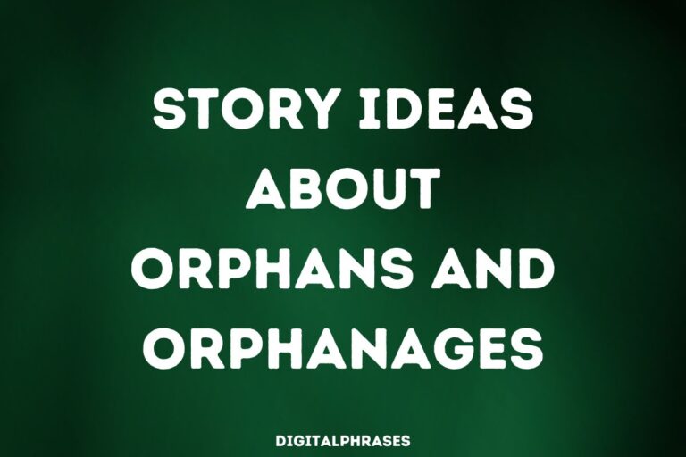 Story Ideas about Orphans and Orphanages