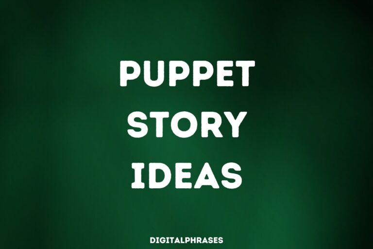 Puppet Story Ideas