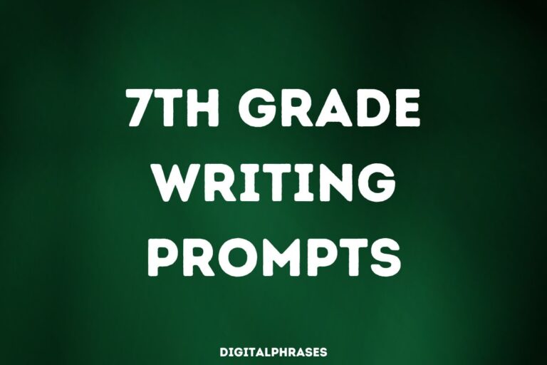 7th Grade Writing Prompts And Story Ideas