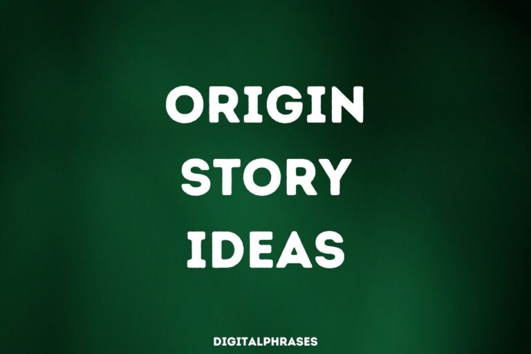 Origin story Ideas