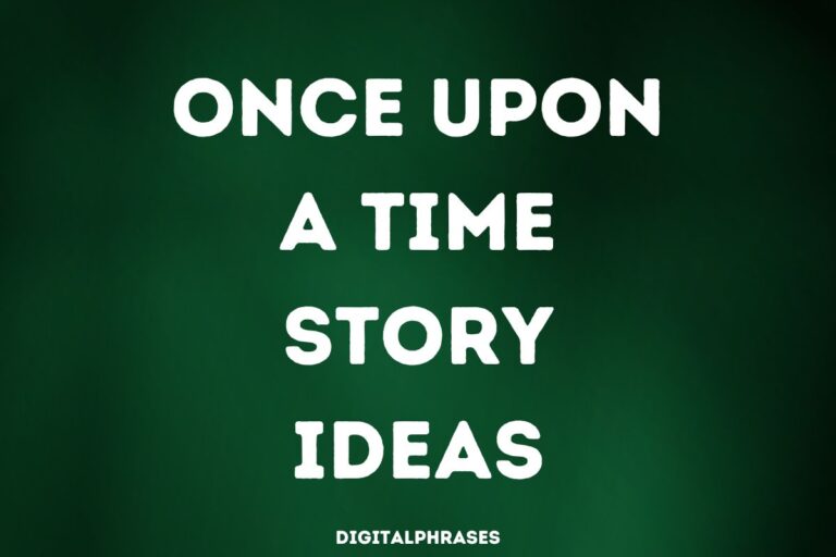 Once Upon a Time Story Ideas