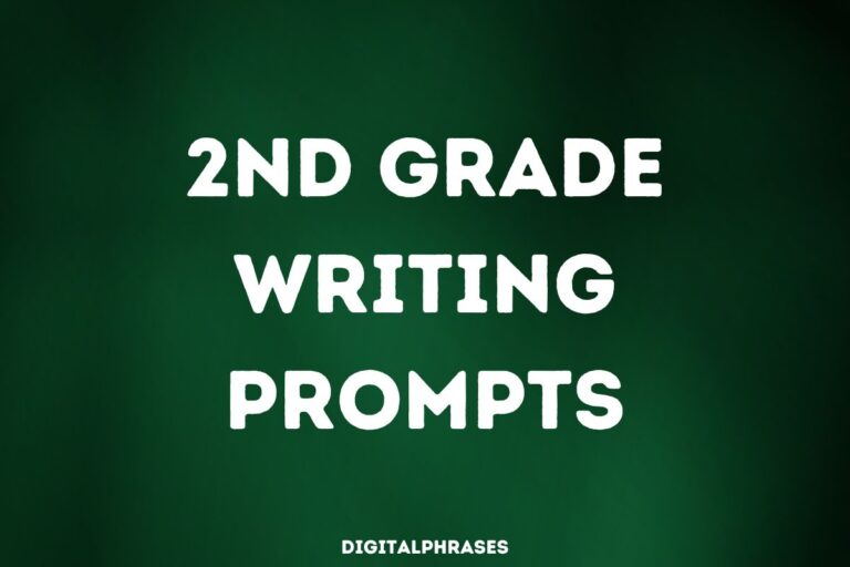 2nd Grade Writing Prompts and Story Ideas
