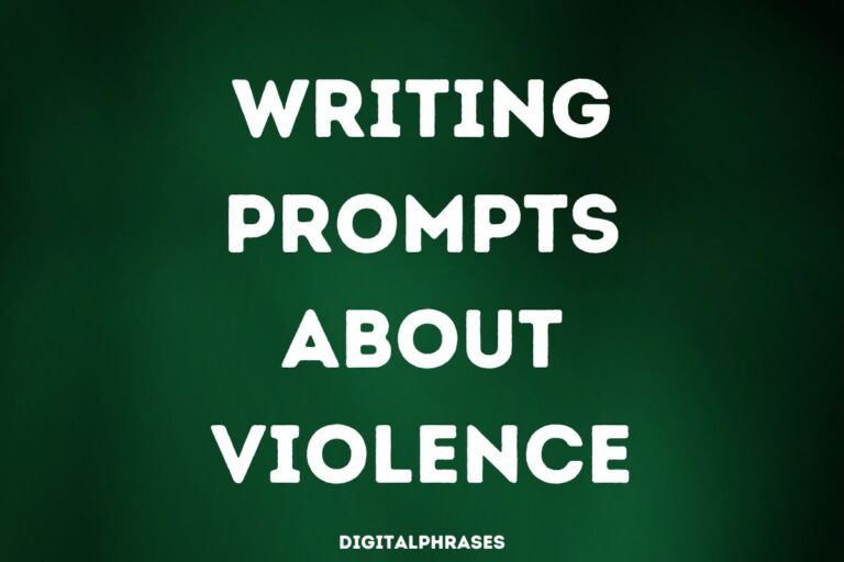 Writing Prompts about Violence