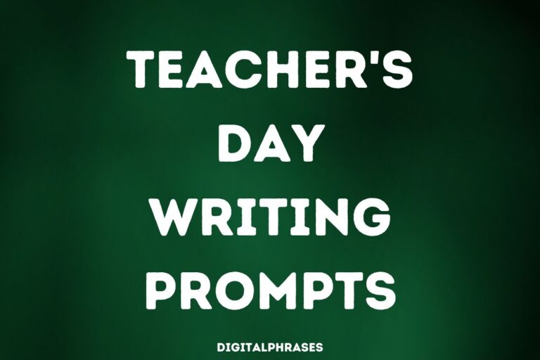 32 Teacher’s Day Writing Prompts