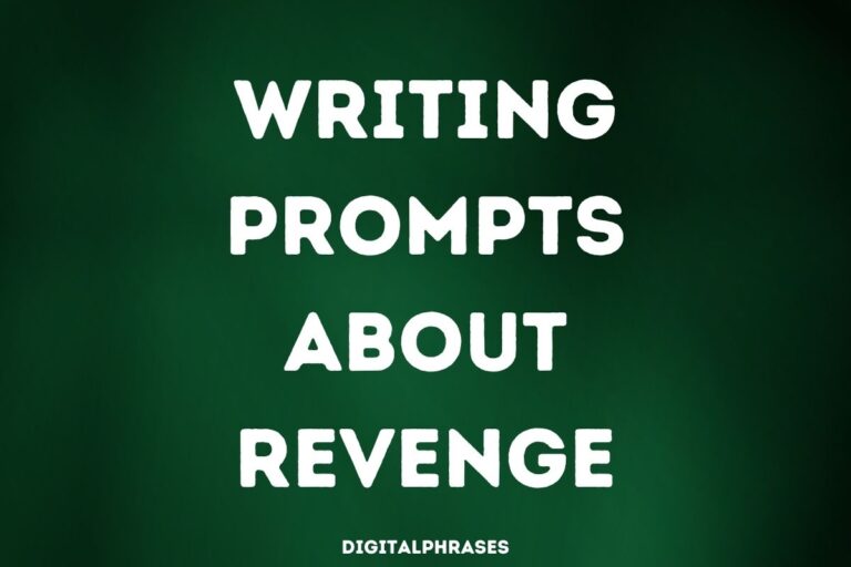 30 Writing Prompts About Revenge