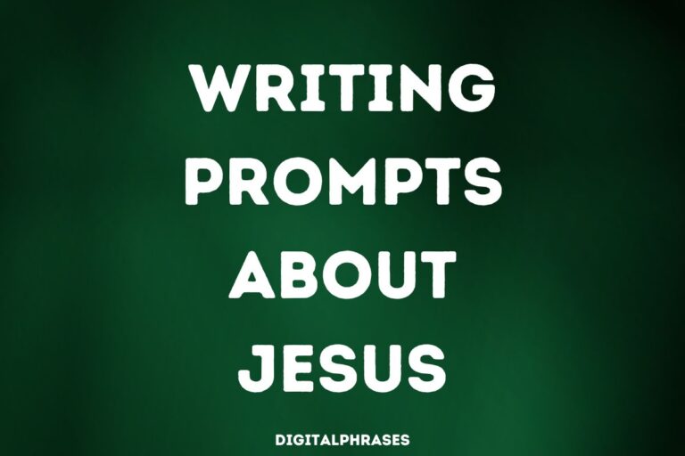 Writing Prompts about Jesus