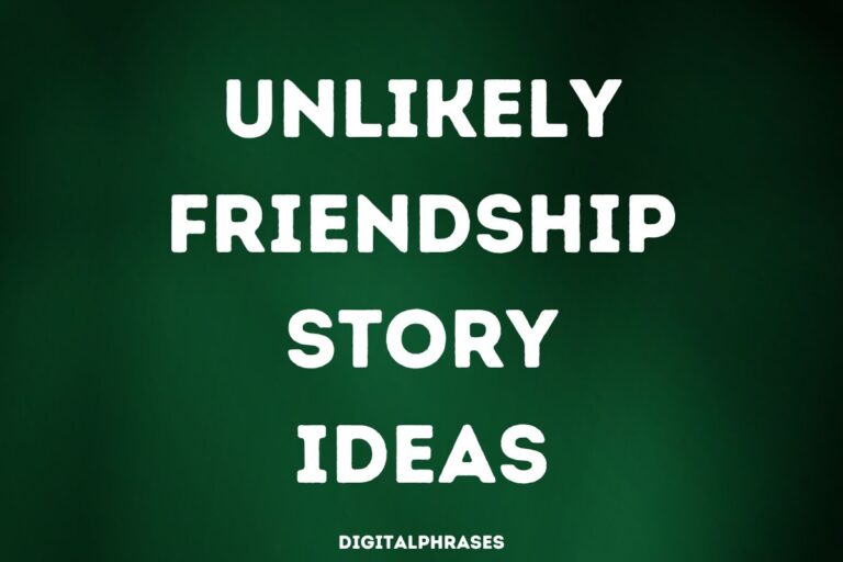 Unlikely Friendship Story Ideas