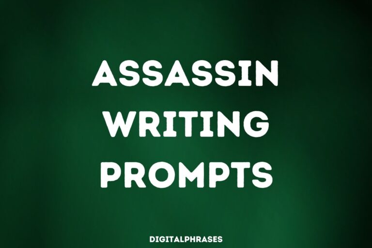 25 Assassin Writing Prompts