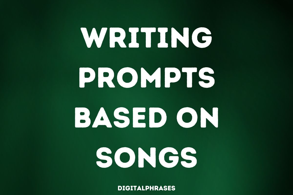 Writing Prompts Based on Songs
