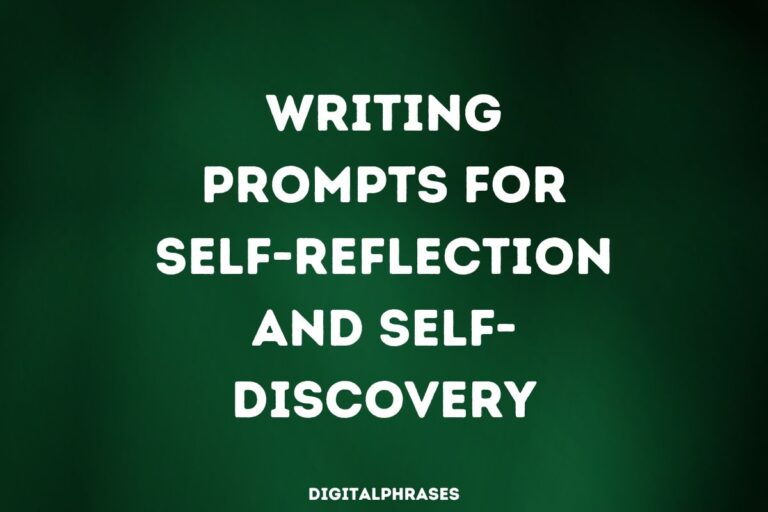 40 Writing Prompts for Self-Reflection and Self-Discovery