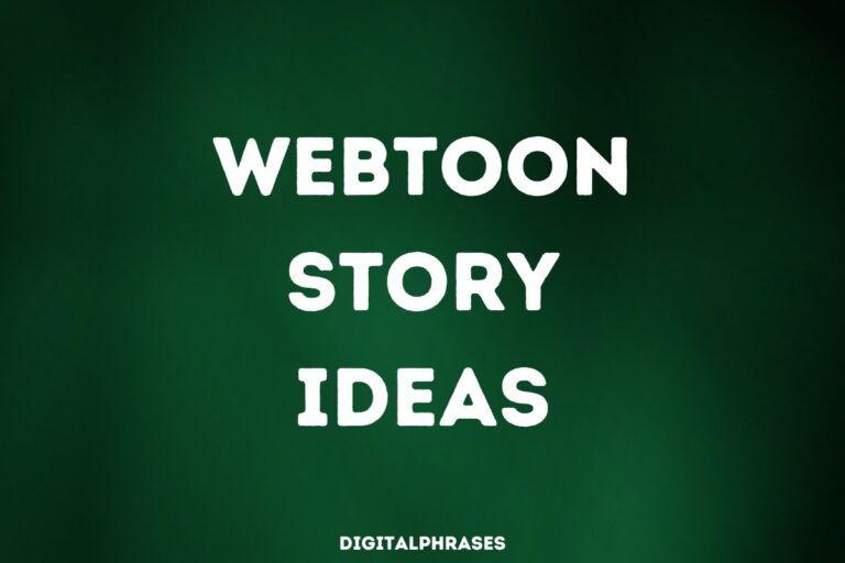 Webtoon Story Ideas